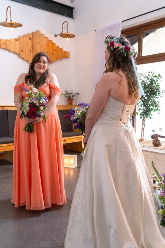 Blooming Roza Two Brides get married at Hoad Farm Barn