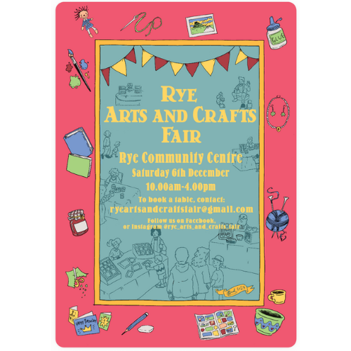 Rye Arts and Crafts Fair December 6th 2025
