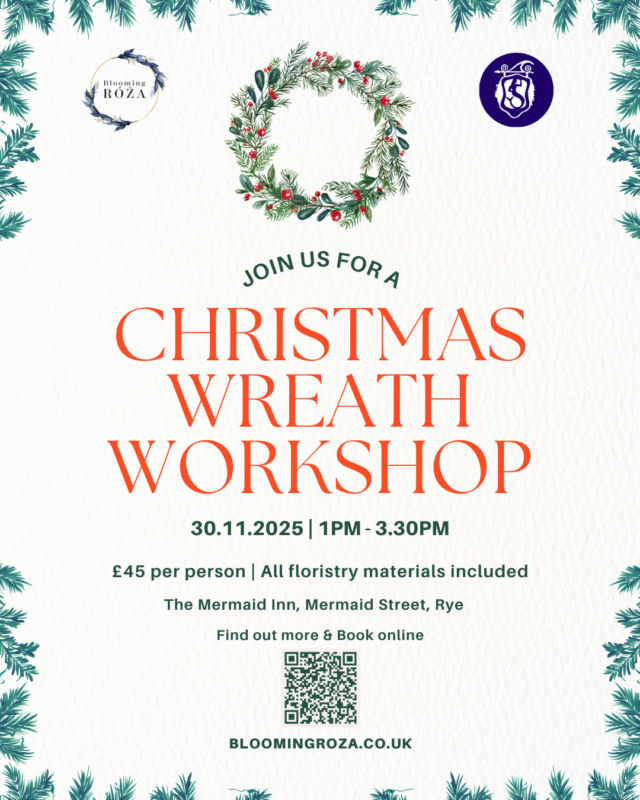 Christmas Wreath Workshop Poster