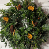 Handmade Christmas Wreath – Seasonal, Wild Style. Blooming Roza