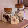 Blooming Roza's Waste Not Want Not Wax Melts. Made out of recycled candle wax.