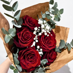 Blooming Roza Romantic Red Rose Bouquet