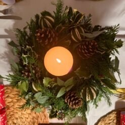 Decorative Christmas Candle Centrepiece - Image 3
